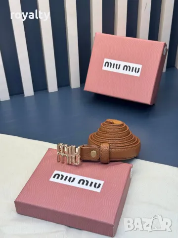 Miu Miu естествена кожа колани , снимка 5 - Колани - 49478738