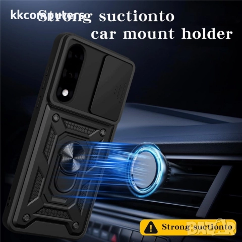 Калъф за OnePlus Nord 5 5G / OnePlus Ace 5 Ultra 5G с Плъзгащ Капак за Камера & Държач | Военна Защи, снимка 9 - Калъфи, кейсове - 51921402