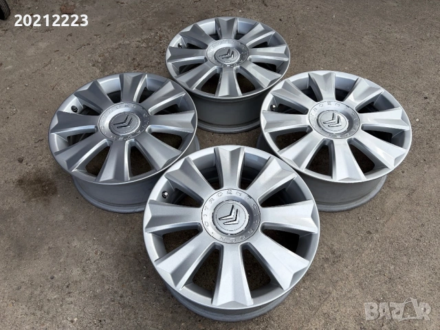 4 броя алуминиеви джанти за Citroen C4,C4 Picasso,Grand C4 Picasso,Berlingo 17, снимка 9 - Гуми и джанти - 53886038