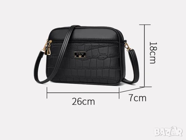 Дамска чанта, черна чанта НОВА, снимка 4 - Чанти - 45530484