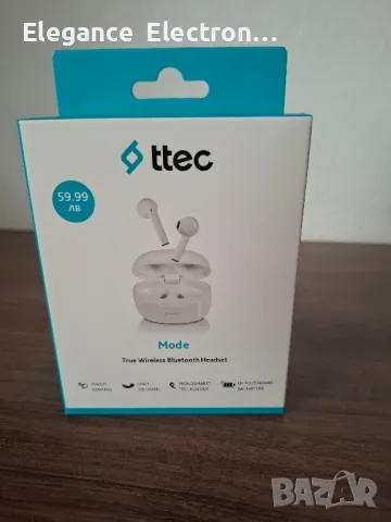 Безжични Слушалки ttec. Чисто нови, снимка 1 - Bluetooth слушалки - 47803351