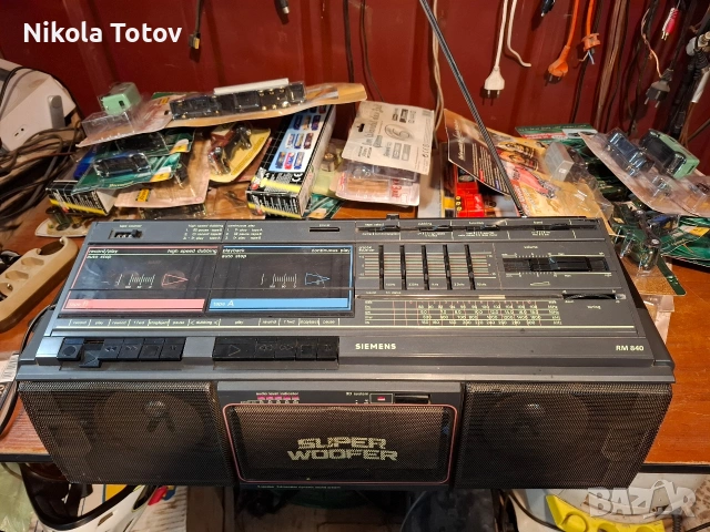 Продава се касетофон Simens RM 840., снимка 2 - Радиокасетофони, транзистори - 53133274