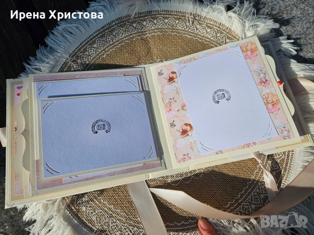 Ръчно изработено албумче за момиченце , снимка 7 - Декорация за дома - 54130303