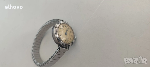 Стар швейцарски сребърен часовник, снимка 6 - Антикварни и старинни предмети - 52749221