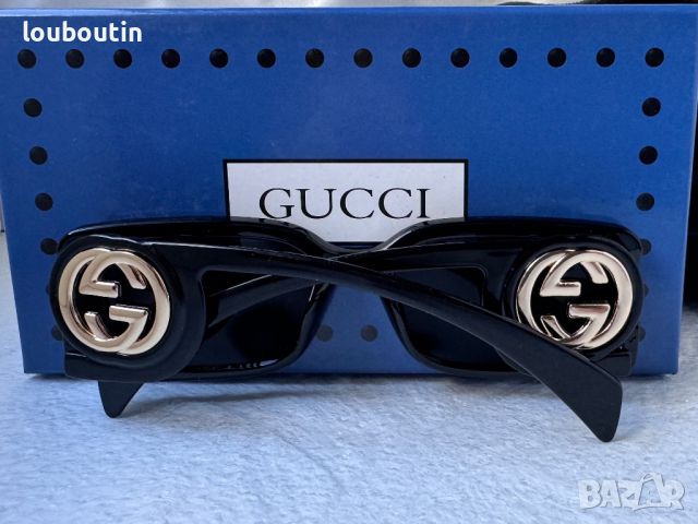 Gucci 2024 дамски слънчеви очила правоъгълни GG1325, снимка 12 - Слънчеви и диоптрични очила - 46508011