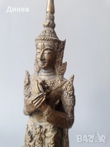 Бронзова скулптура от Тайланд Камбоджа на Теппаном, снимка 3 - Колекции - 50829605