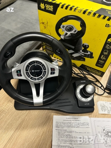  Геймърски Волан с педали, снимка 2 - Джойстици и геймпадове - 52991053