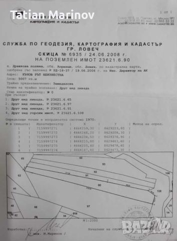 Ливада, снимка 1 - Земеделска земя - 45405001