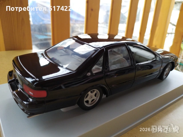1:18 Метален модел на Chevrolet Impala SS 1996 - UT MODELS, снимка 4 - Колекции - 53282988