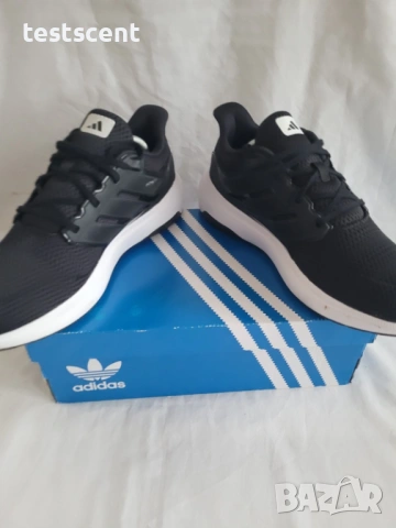 Маратонки Adidas Cloudfoam Comfort – 44.5 EU – добро състояние черно и бяло black white, снимка 8 - Маратонки - 53941309