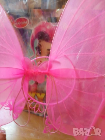 Крила на фея с диадема и вълшебна пръчка НОВИ!, снимка 4 - Други - 50748301