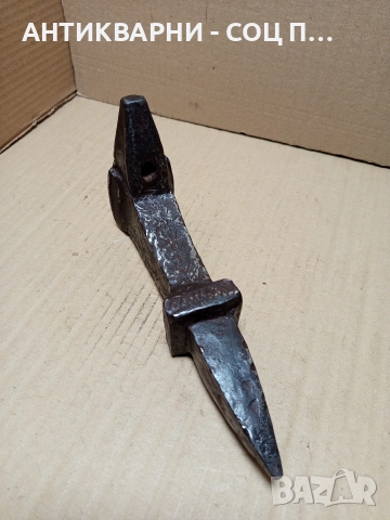 Стара Антикварна Ръчно Кована Наковалня ЙОРС 2.600кг., снимка 3 - Антикварни и старинни предмети - 52619328