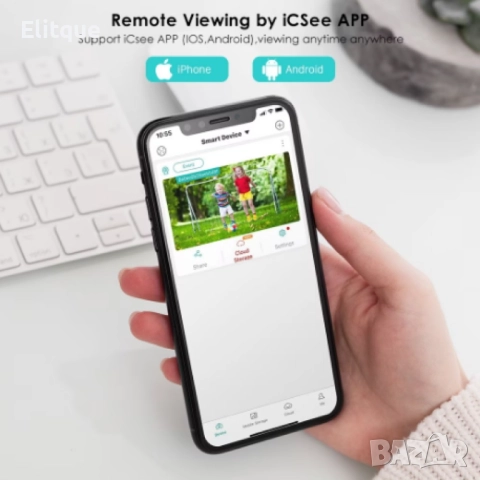 Соларна WIFI камера със соларен панел PTZ 360, 1080P, Full HD, цветно Hощно Bиждане, снимка 11 - Други - 52861210