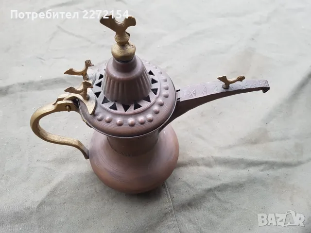 Звънящ османски чайник ибрик 