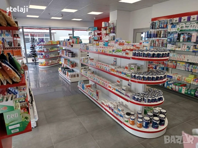 Заоблени рафтове за островен стелаж - гондола., снимка 18 - Стелажи и щандове - 49447938