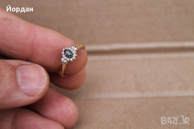 Златен дамски пръстен , снимка 9 - Пръстени - 53862983