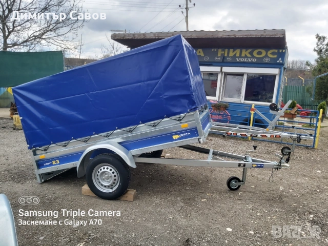 Туристическо, самосвално ремарке VESTA LIGHT 23 с брезент и шпригли Н-120, снимка 12 - Ремаркета - 53392528