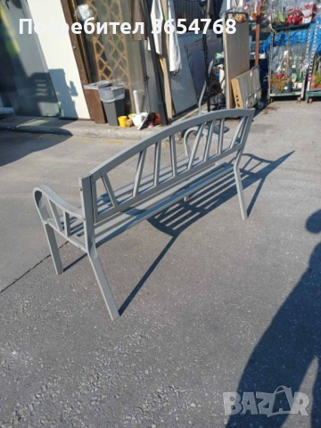 Желязна пейка , снимка 2 - Градински мебели, декорация  - 53780963