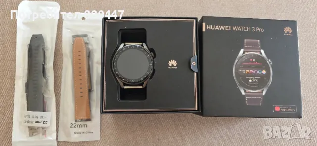 Смарт часовник huawei watch 3 pro lte e sim, снимка 1 - Мъжки - 49557529