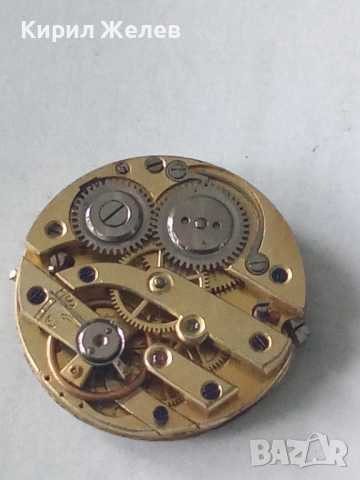 Механизъм с циферблат от стар ръчен часовник 47666, снимка 4 - Мъжки - 52260874