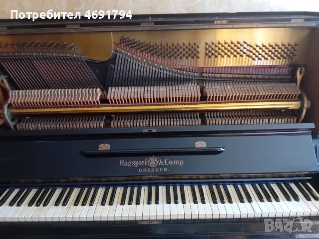 Немско пиано Hagspiel & Comp. Dresden