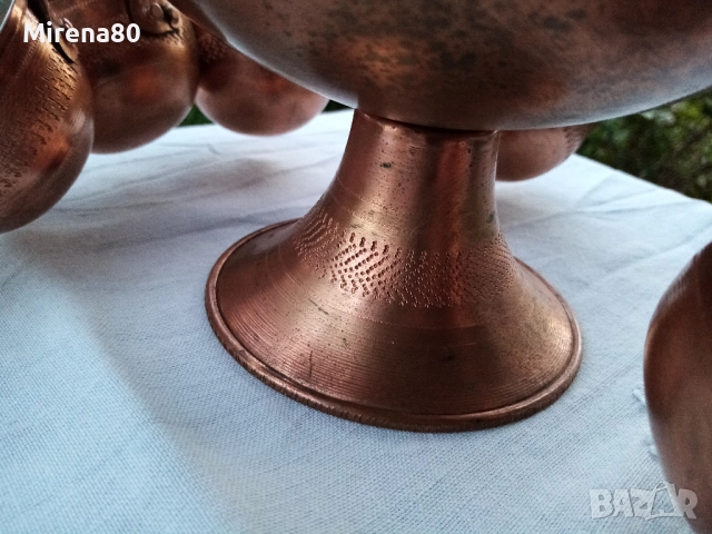 Винтидж болярски сервиз за вино, снимка 6 - Антикварни и старинни предмети - 52506471