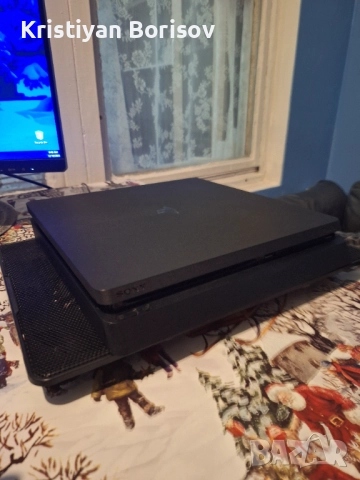 Ps4:slim + контролер + кабели + 7 игри бонус, снимка 3 - PlayStation конзоли - 52719765