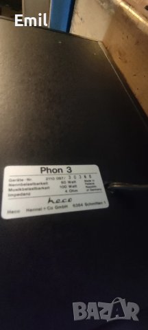 Heco Phon 3 , снимка 5 - Тонколони - 51374164