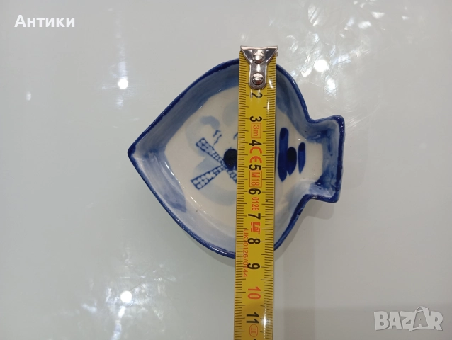 Порцеланова стара чинийка , снимка 3 - Чинии - 52661760