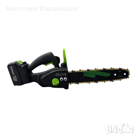 Акумулаторна резачка STAHLMAYER 36V 10Ah с две батерии и 2 вериги – 35см шина, снимка 3 - Градинска техника - 50080146