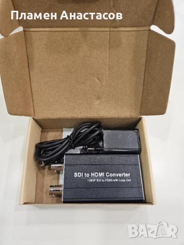 SDI към HDMI конвертор 1080p с Loop Output – поддръжка на 3G-SDI / HD-SDI / SD-SDI, снимка 9 - Чанти, стативи, аксесоари - 52536271