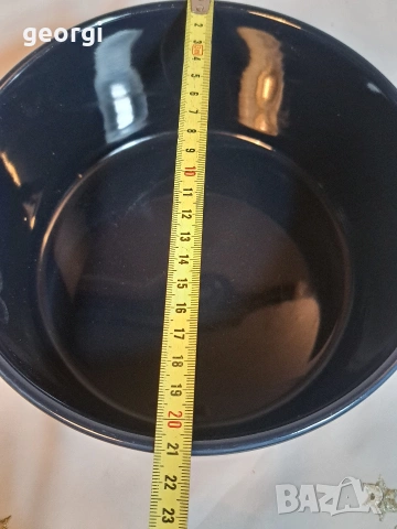 немска керамична купа Rosenthal Siena blue цвят кобалт 33/3, снимка 4 - Сервизи - 53409655