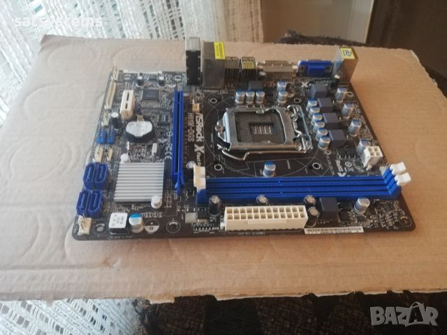 Дънна платка ASRock H61M-DGS Socket LGA1155, снимка 7 - Дънни платки - 46201870