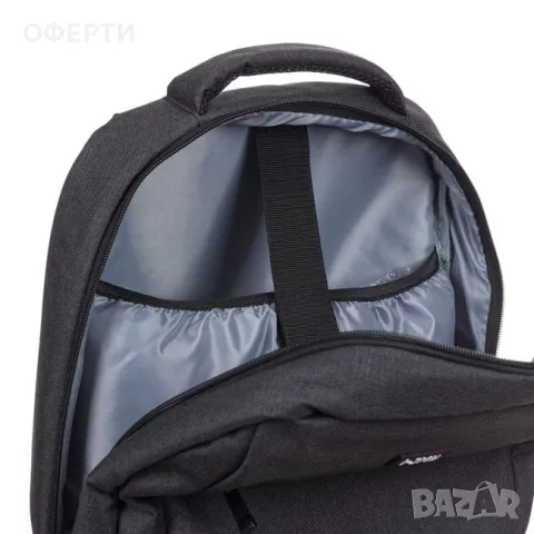 Раница за лаптоп 15.6" Dark Grey 30x14x46см арт No194071, снимка 4 - Друга електроника - 47022013