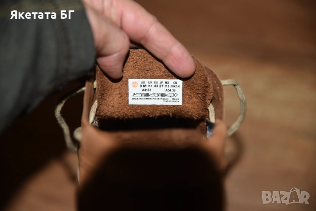 Timberland Оригинални мокасини естествена кожа в отлично състояние размер 43, снимка 8 - Мокасини - 53845352