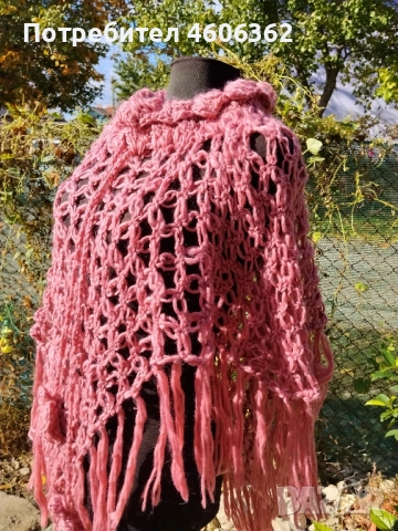 ръчно изработени шалове , снимка 15 - Шалове - 52117103