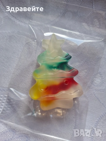 Коледни глицеринови сапунчета с аромат на ябълка, канела и джинджифилови бисквитки , снимка 6 - Декорация за дома - 52646351