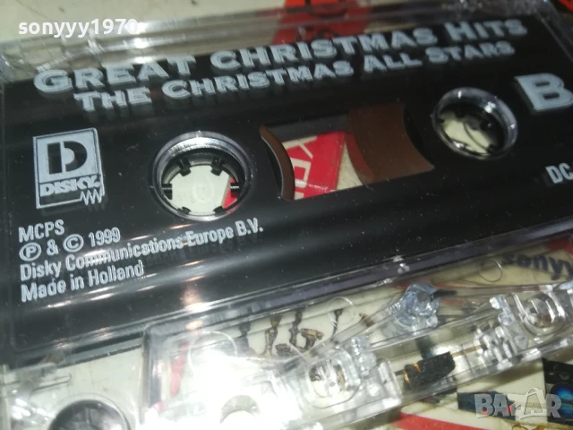 GREAT CHRISTMAS HITS-MADE IN HOLLAND-ORIGINAL TAPE 0308251815, снимка 4 - Аудио касети - 51238029