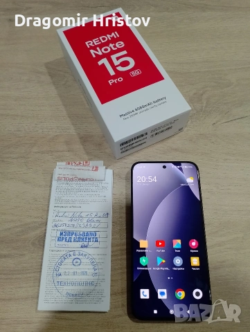 Xiaomi Redmi note 15 pro 5G, снимка 10 - Xiaomi - 53989996