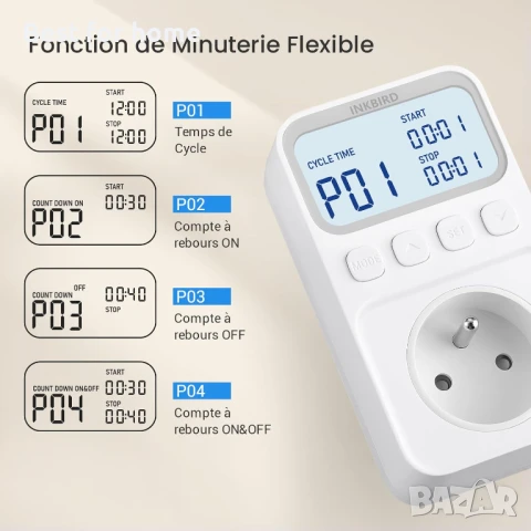 Inkbird C216T термостатен регулатор на температурата с таймер , снимка 4 - Друга електроника - 51060710