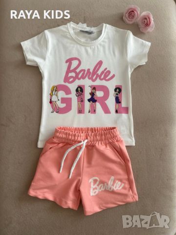 🌷 Комплект Барби с къси панталонки Цена 26 лева Размери от 3 до 10 години