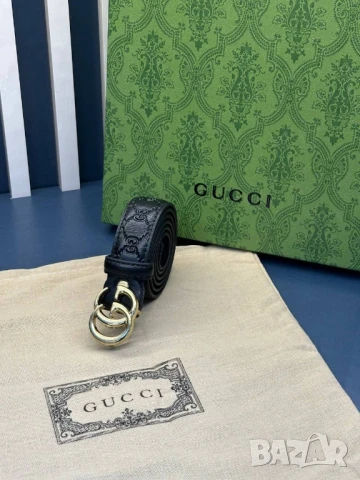 колани от естествена кожа в кутия gucci , снимка 8 - Колани - 50595911