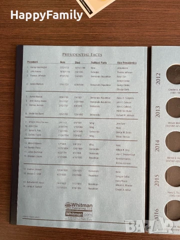 САЩ Албум 1 Долар Президенти Делукс изданние, снимка 3 - Нумизматика и бонистика - 50658580