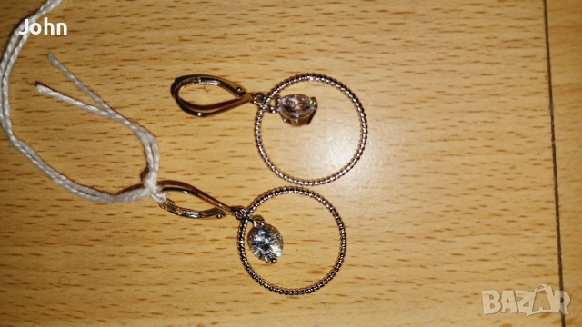 Сребърни Обеци от Англия, снимка 8 - Обеци - 52732590