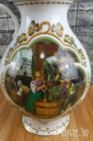 Лимитирани колекционни порцеланови кани "Weinpresse" – Franklin Porzellan, снимка 8 - Аксесоари за кухня - 51239259