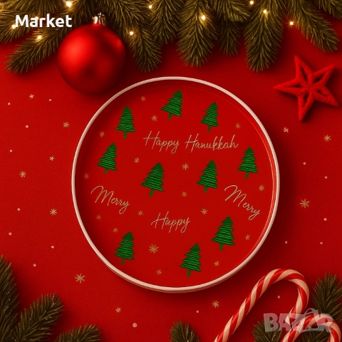 Практична Коледна табла с елхички, снимка 10 - Декорация за дома - 52063104