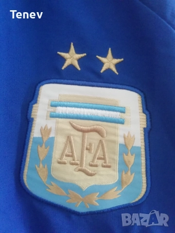 Argentina 2014 World Cup Adidas оригинално мъжко горнище анцуг Аржентина Световно Футбол , снимка 5 - Спортни дрехи, екипи - 52900606