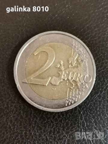 Интересна евро монета, снимка 2 - Нумизматика и бонистика - 53759713