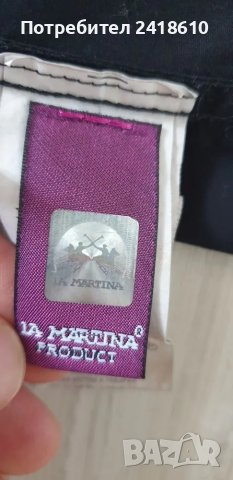 La Martina Stretch Cotton Slim Fit Mens Size 2XL ОРИГИНАЛ! МЪЖКА РИЗА!, снимка 3 - Ризи - 47131447