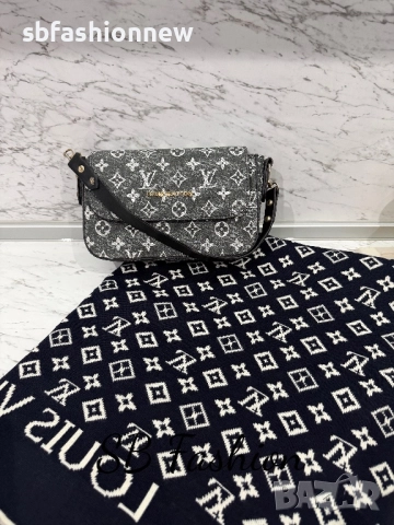 Louis Vuitton черно/бяла чанта, снимка 6 - Чанти - 52819446